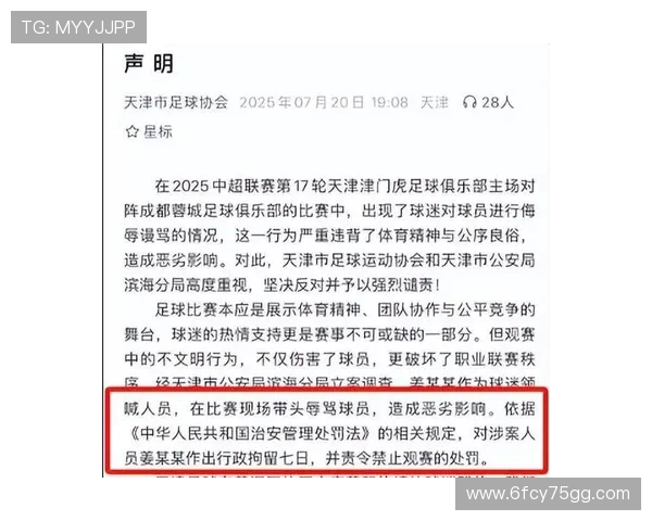 津门虎球迷辱骂韦世豪妻子被拘7天并禁赛 律师称或面临刑责最高5年 津门虎球迷辱骂韦世豪妻子被拘7天并禁赛 律师称或面临刑责最高5年